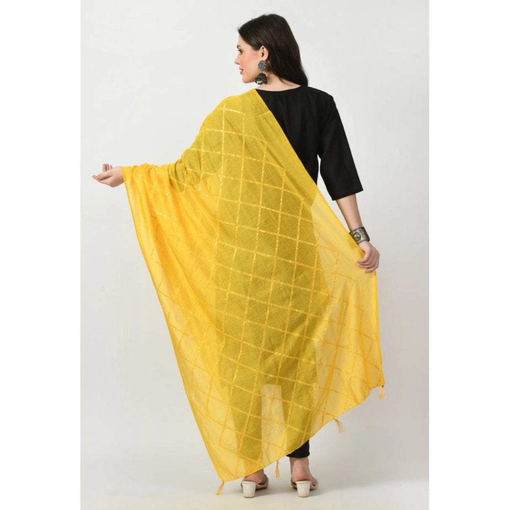 Attractive Women's Chanderi Self design Dupatta