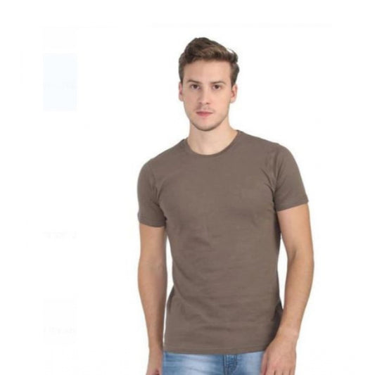 Men's Casual Short Sleeves Cotton Round Neck T shirt