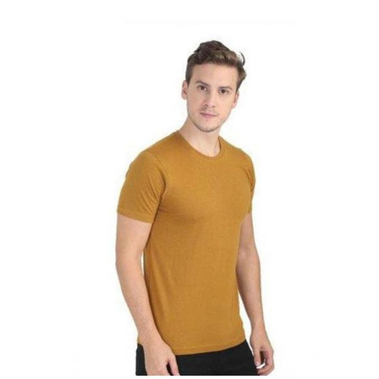 Men's Casual Short Sleeves Cotton Round Neck T shirt