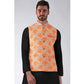 Sassy Men's Jacquard Printed Full Sleeve Waistcoat