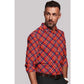 Men's Cotton Blended Checked Full Sleeve Shirt