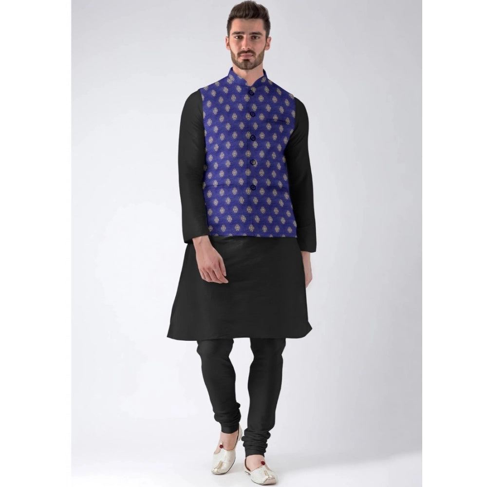 Sassy Men's Jacquard Printed Full Sleeve Waistcoat