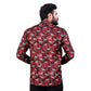 Men's Cotton Blended Printed Full Sleeve Short Kurta