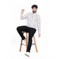 Glamorous Men's Cotton Blended Printed Full Sleeve Shortkurta