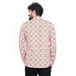 Men's Cotton Blended Printed Full Sleeve Short Kurta