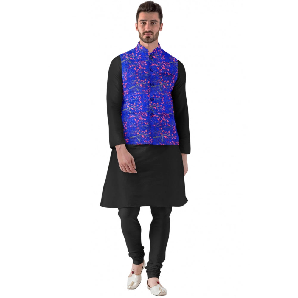 Sassy Men's Jacquard Printed Full Sleeve Waistcoat