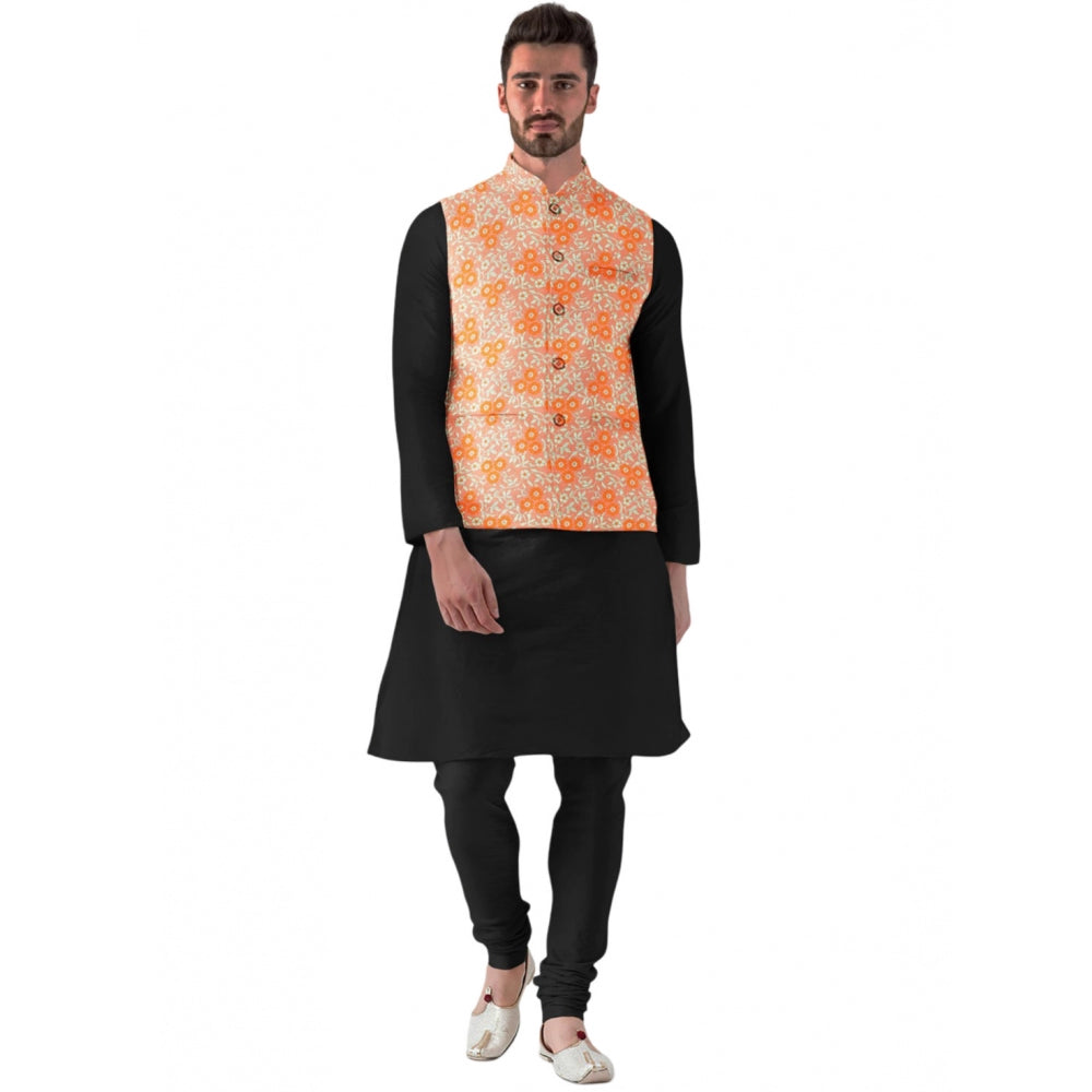 Sassy Men's Jacquard Printed Full Sleeve Waistcoat