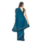 Lovely Lycra Solid Saree With Blouse Piece