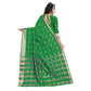 Sophisticated Silk Blend Woven Saree With Blouse Piece