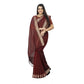 Gracious Cotton Blend Plain Saree With Blouse Piece