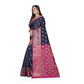 Glorious Jacquard Woven Saree With Blouse Piece