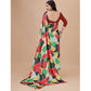 Fantastic Crepe Digital Print Saree With Blouse Piece
