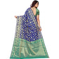 Superb Jacquard Woven Saree With Blouse Piece