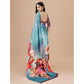 Fantastic Crepe Digital Print Saree With Blouse Piece
