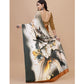 Fantastic Crepe Digital Print Saree With Blouse Piece
