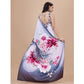 Fantastic Crepe Digital Print Saree With Blouse Piece