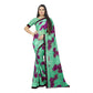 Fabulous Georgette Floral Print Saree With Blouse Piece