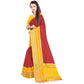 Superb Jacquard Striped Saree With Blouse Piece