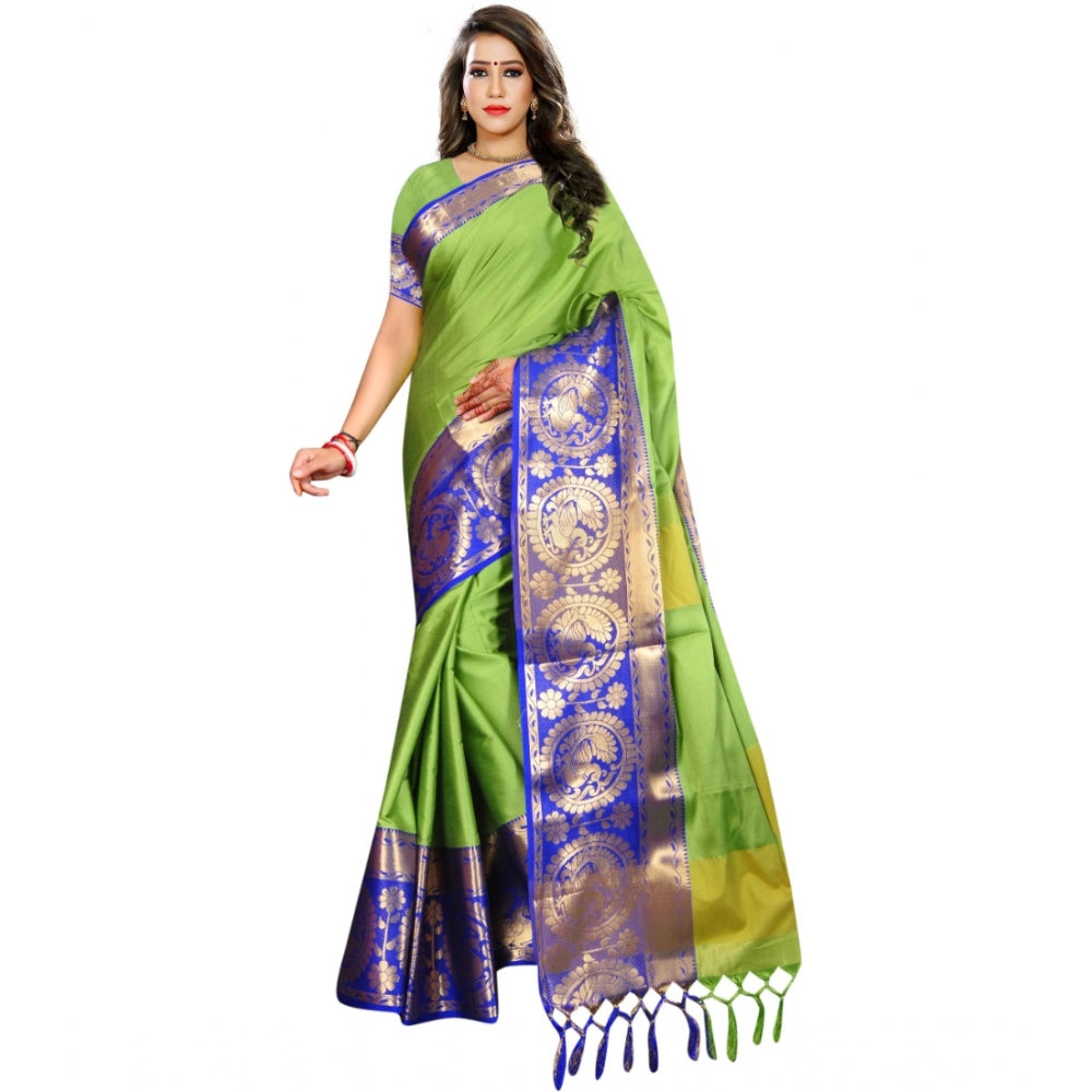 Glorious Jacquard Woven Saree With Blouse Piece