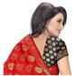 Tremendous Jacquard Woven Saree With Blouse Piece