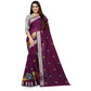 Facinating Cotton Silk Embroidered Saree With Blouse Piece