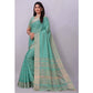Sophisticated Silk Blend Woven Saree With Blouse Piece