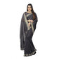 Gracious Cotton Blend Plain Saree With Blouse Piece