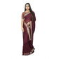 Gracious Cotton Blend Plain Saree With Blouse Piece