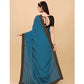 Gracious Chiffon Self Design Saree With Blouse Piece