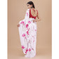 Fantastic Crepe Digital Print Saree With Blouse Piece