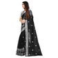 Facinating Cotton Silk Embroidered Saree With Blouse Piece