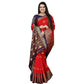 Appealing Silk Blend Woven Saree With Blouse Piece