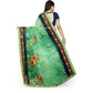 Fabulous Georgette Floral Print Saree With Blouse Piece