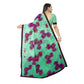 Fabulous Georgette Floral Print Saree With Blouse Piece