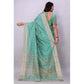 Sophisticated Silk Blend Woven Saree With Blouse Piece