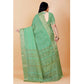 Sophisticated Silk Blend Woven Saree With Blouse Piece