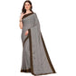 Gracious Chiffon Self Design Saree With Blouse Piece