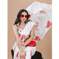 Fantastic Crepe Digital Print Saree With Blouse Piece