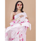 Fantastic Crepe Digital Print Saree With Blouse Piece