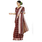 Delightful Cotton Silk Striped Saree With Blouse Piece