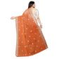 Facinating Cotton Silk Embroidered Saree With Blouse Piece