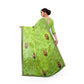 Fabulous Georgette Floral Print Saree With Blouse Piece