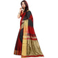Tremendous Jacquard Woven Saree With Blouse Piece