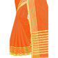 Superb Jacquard Striped Saree With Blouse Piece