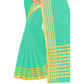 Superb Jacquard Striped Saree With Blouse Piece