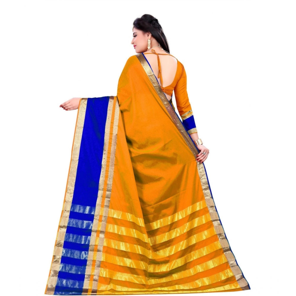 Glorious Jacquard Woven Saree With Blouse Piece