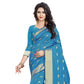 Sophisticated Silk Blend Woven Saree With Blouse Piece