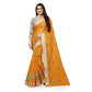 Facinating Cotton Silk Embroidered Saree With Blouse Piece