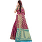 Glorious Jacquard Woven Saree With Blouse Piece