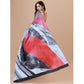 Fantastic Crepe Digital Print Saree With Blouse Piece